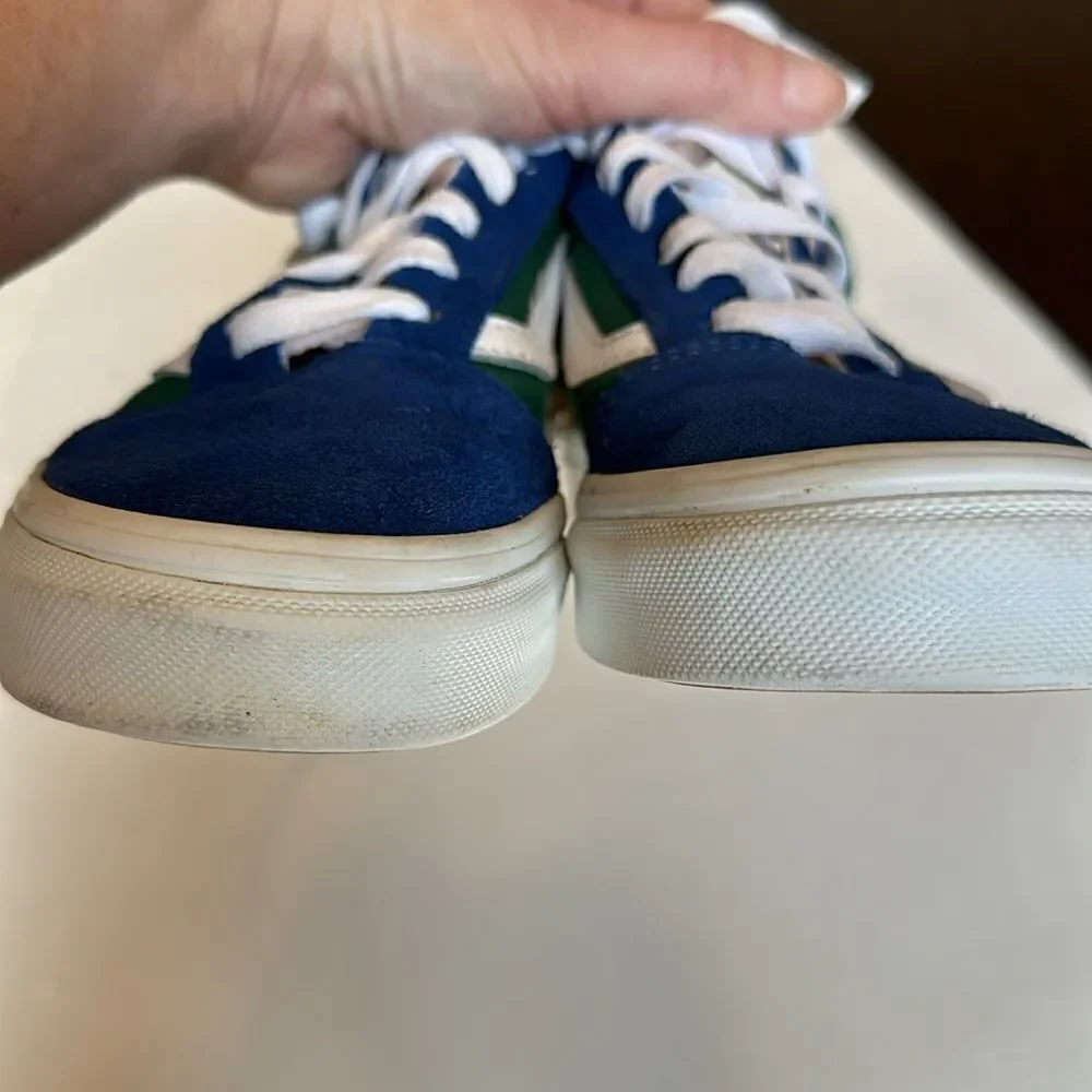 VANS Unisex Yacht Club Old Skool Classic Suede Sneakers Multi-Color Size M5.5/W7